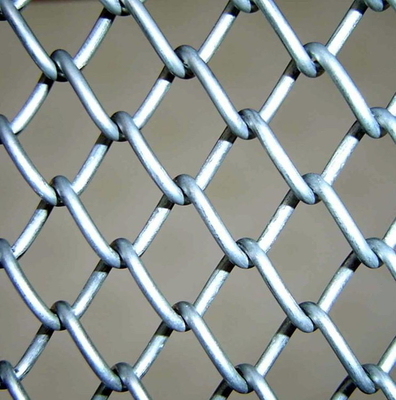Van de de Verbindingsdraad van de aluminium Industrieel die Ketting het Netwerkvinyl met Diamantgat met een laag wordt bedekt