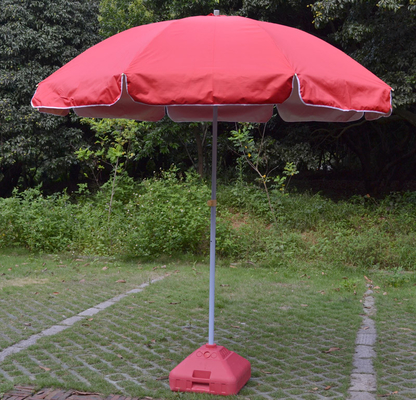420D van het het Staalkader van Oxford Roze van de het Strandparaplu het Wind met Waterbasis