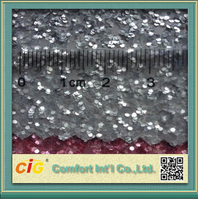 De decoratie schittert Synthetische het Leerstof van pvc/Glanzende Leerstof