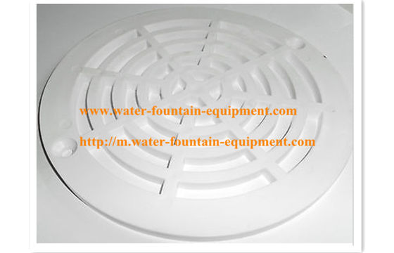 ABS/het Zwembadtoebehoren 208mm van pvc Ronde Hoofdafvoerkanaaldekking
