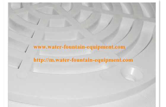 ABS/het Zwembadtoebehoren 208mm van pvc Ronde Hoofdafvoerkanaaldekking