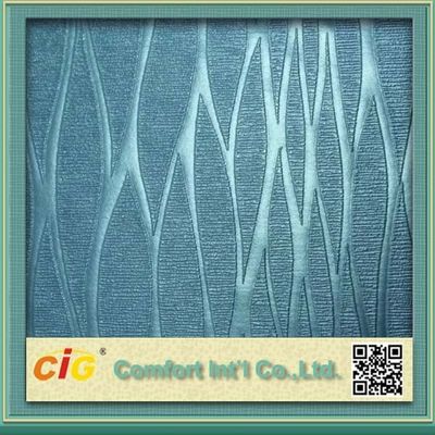 Het hoogwaardige Synthetische Leer van pvc, pvc schittert de Textiel van het Leerhuis