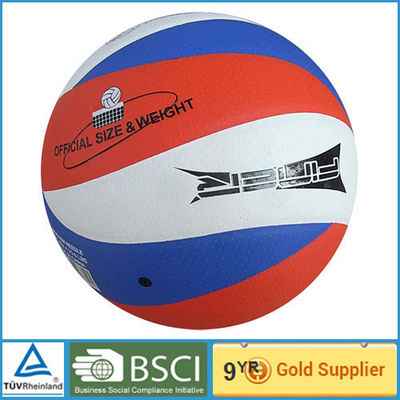 Synthetisch het leervolleyball van de douanedruk Pu 5#/officieel strandvolleyball