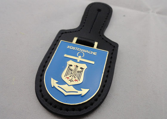 Het manier Aangepaste Kenteken van de het Leerzak van HUSTENWACHE Pu voor Promotiegift
