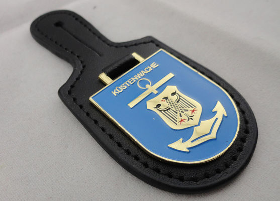 Het manier Aangepaste Kenteken van de het Leerzak van HUSTENWACHE Pu voor Promotiegift