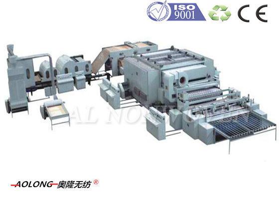Polypropyleenvezel/Synthetische Leermachine voor Stoffering 2500kg/day