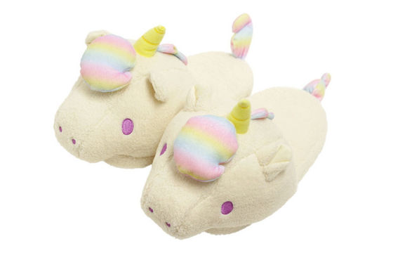 Das Einhorn - weiche pantoffeln de Pluchepantoffels van het de winterhuis voor meisjesdames