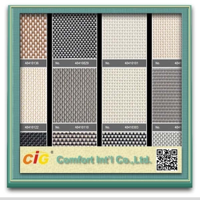 De gestreepte Stof van het de Elektriciteitspanne Moderne Gordijn van het Rolgordijn/Gordijndoek met Polyester en Acryl