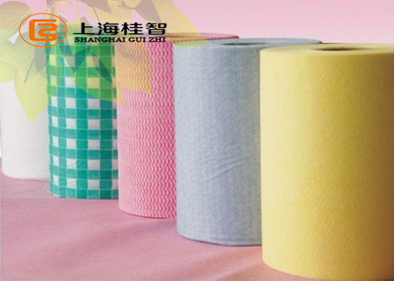 de gegolfte polyester spunlace veegt broodjesviscose af spunlace afveegt broodjeskeuken het schoonmaken afveegt huishouden schoonmakende doek